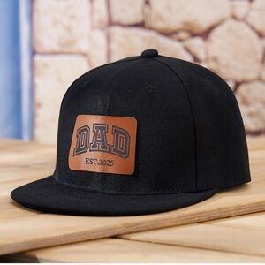 Great Christmas gift  Dad Hat with Brown Patch